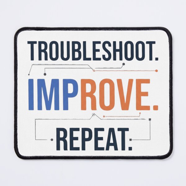 Item preview, Troubleshoot Improve Repeat Maintenance Engineering designed and sold by Amr Darwish Graphic designer.