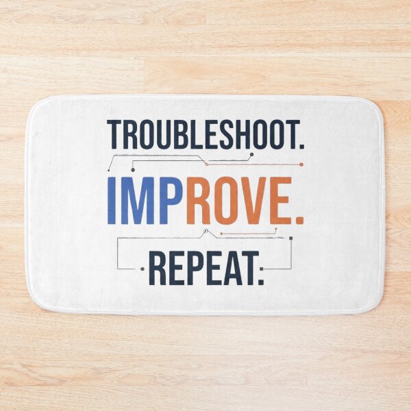 Item preview, Troubleshoot Improve Repeat Maintenance Engineering designed and sold by Amr Darwish Graphic designer.