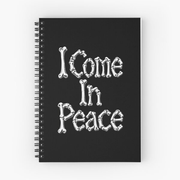 Item preview, I Come In Peace Skeleton Halloween Humor designed and sold by Glow-Paw-Studio.