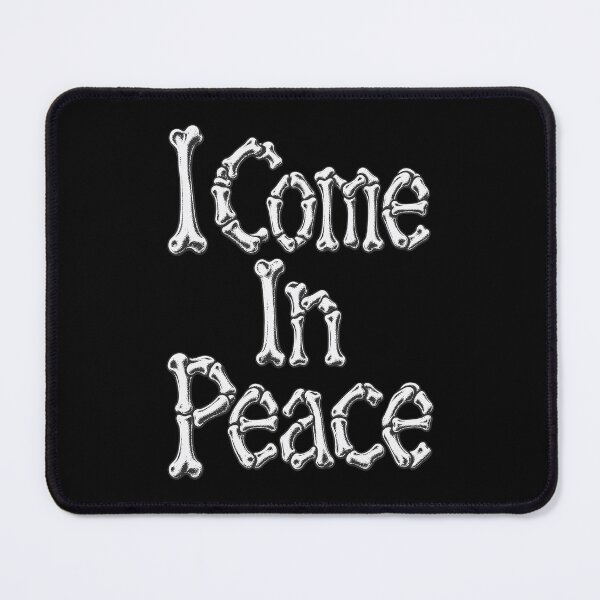 Item preview, I Come In Peace Skeleton Halloween Humor designed and sold by Glow-Paw-Studio.