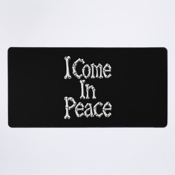 Item preview, I Come In Peace Skeleton Halloween Humor designed and sold by Glow-Paw-Studio.