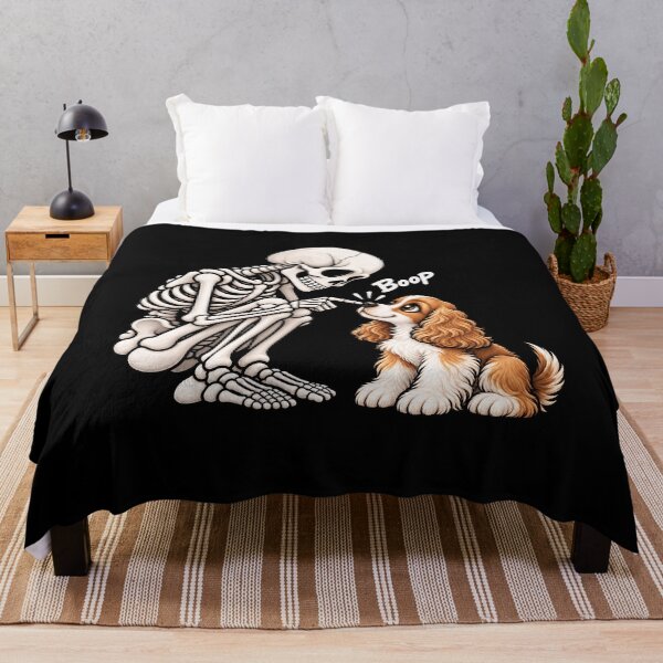Item preview, Funny Skeleton Cocker Spaniel Dog Boop Halloween Design Mom Dad designed and sold by rafaeltto.