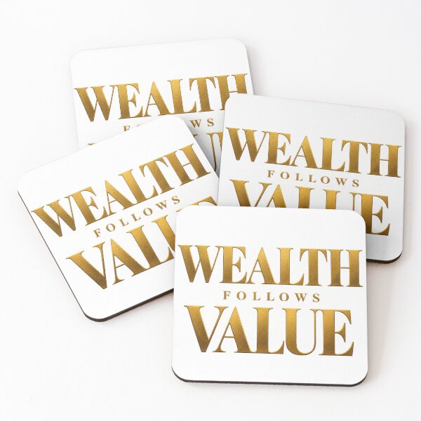 Item preview, Wealth Follows Value designed and sold by bolaAura.