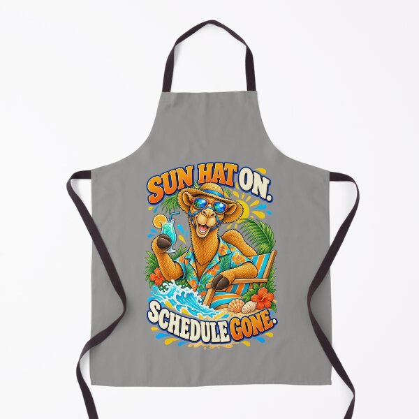 Item preview, Sun Hat On. Schedule Gone – Funny Camel T-Shirt Animal Graphic Camel T-Shirt designed and sold by Camel & Quirk.