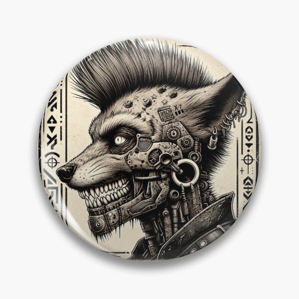 Item preview, Cyberpunk wolf designed and sold by Katalizator77.