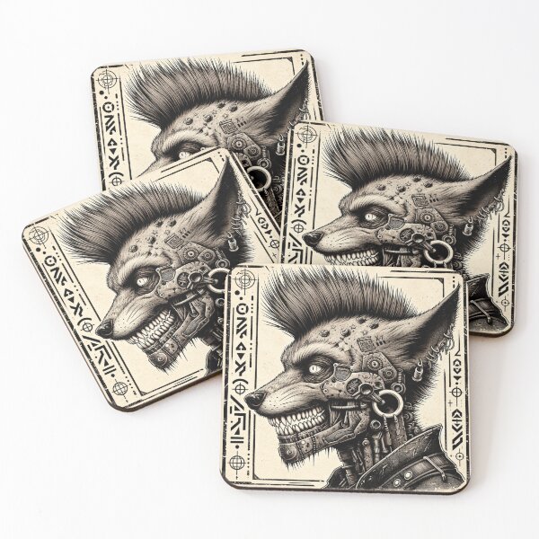 Item preview, Cyberpunk wolf designed and sold by Katalizator77.