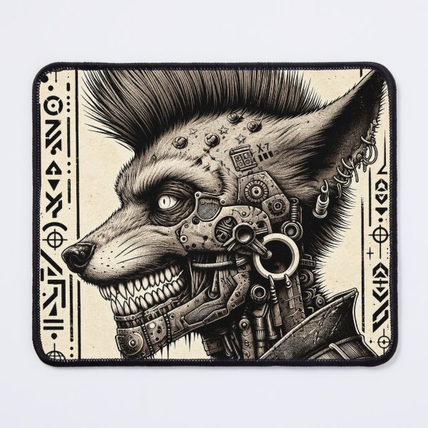 Item preview, Cyberpunk wolf designed and sold by Katalizator77.
