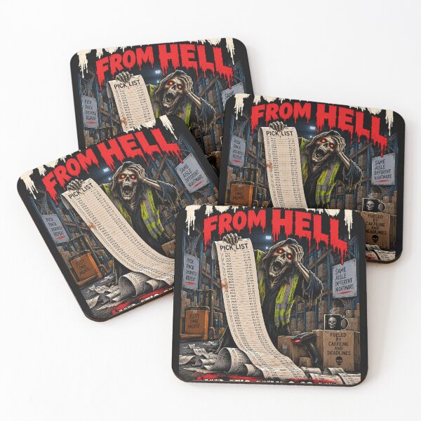 Item preview, Picking List From Hell – Funny Warehouse Halloween Design designed and sold by KeeganDykes.