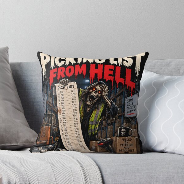 Item preview, Picking List From Hell – Funny Warehouse Halloween Design designed and sold by KeeganDykes.