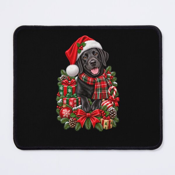 Item preview, Christmas Black Labrador designed and sold by RockitBaby.