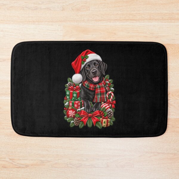 Item preview, Christmas Black Labrador designed and sold by RockitBaby.