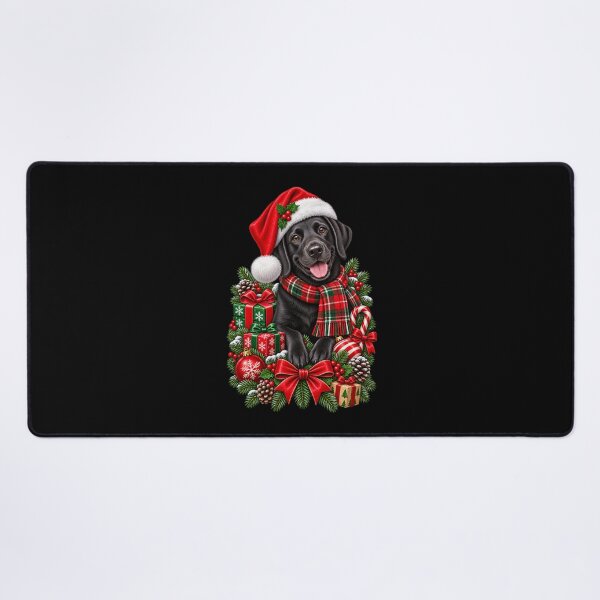 Item preview, Christmas Black Labrador designed and sold by RockitBaby.