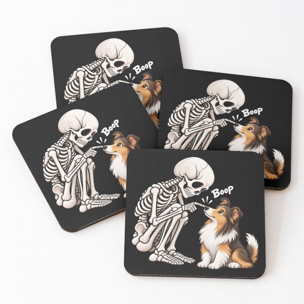 Item preview, Funny Skeleton Collie Dog Boop Halloween Design Mom Dad designed and sold by rafaeltto.