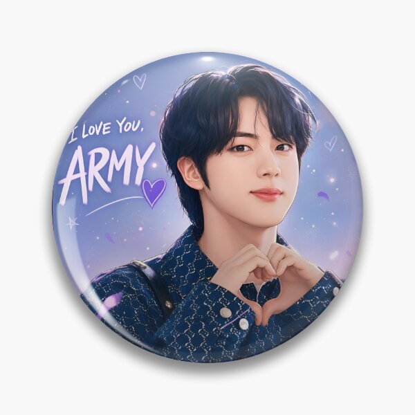 Item preview, Jin's Heartbeat: I Love You, ARMY designed and sold by ManggaeJM.