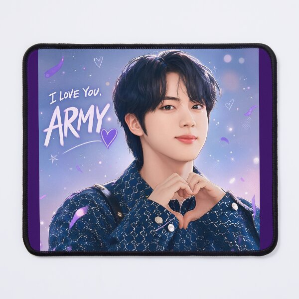 Item preview, Jin's Heartbeat: I Love You, ARMY designed and sold by ManggaeJM.