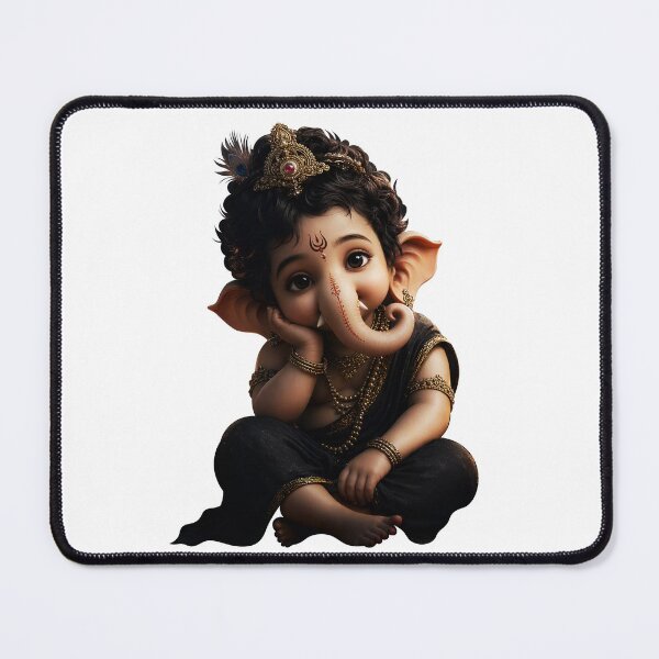 Item preview, Adorable Baby Ganesha Divine Hindu Blessing designed and sold by DriftLens.