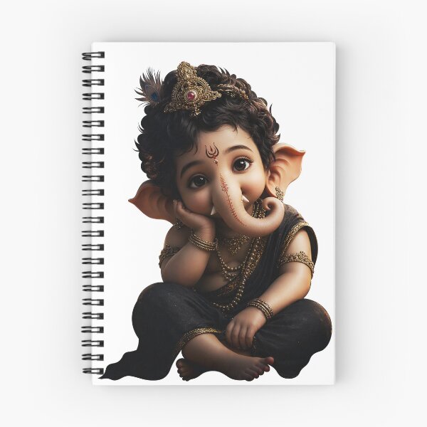 Item preview, Adorable Baby Ganesha Divine Hindu Blessing designed and sold by DriftLens.