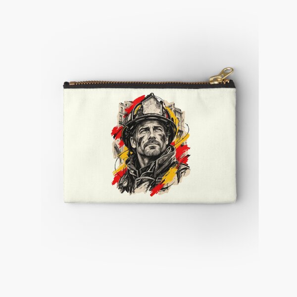 Item preview, The Brave Firefighter Protects Lives Amidst Fierce Flames designed and sold by TaruHonu.