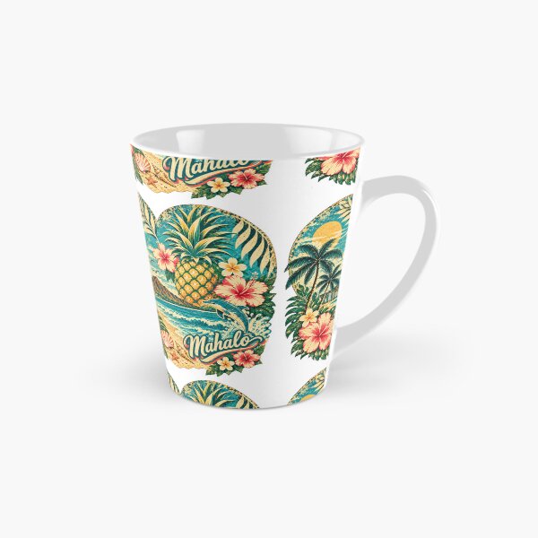 Item preview, Vintage Hawaii Heart – Mahalo Tropical Paradise designed and sold by Plus91BIRD.
