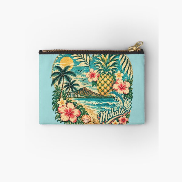 Item preview, Vintage Hawaii Heart – Mahalo Tropical Paradise designed and sold by Plus91BIRD.