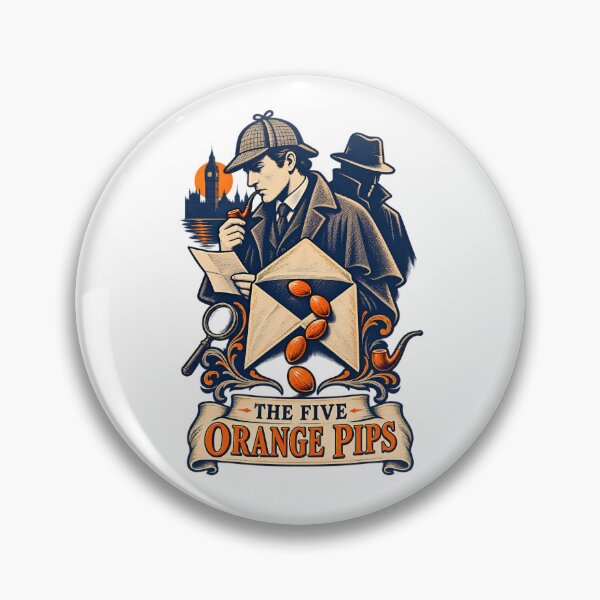 Item preview, Sherlock Holmes: The Five Orange Pips Letter designed and sold by Fenay Designs.