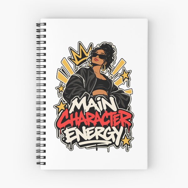 Item preview, Main Character Energy Female power designed and sold by LoomLevel.