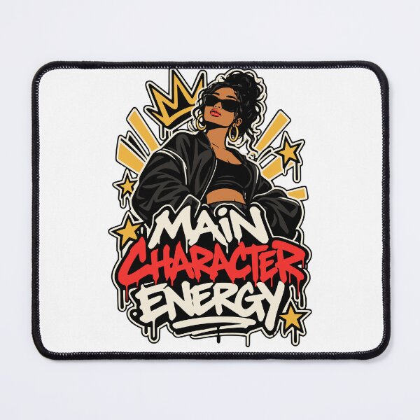 Item preview, Main Character Energy Female power designed and sold by LoomLevel.