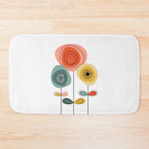 Item preview, Mid Century Modern Flowers 1 designed and sold by alvablakefg.