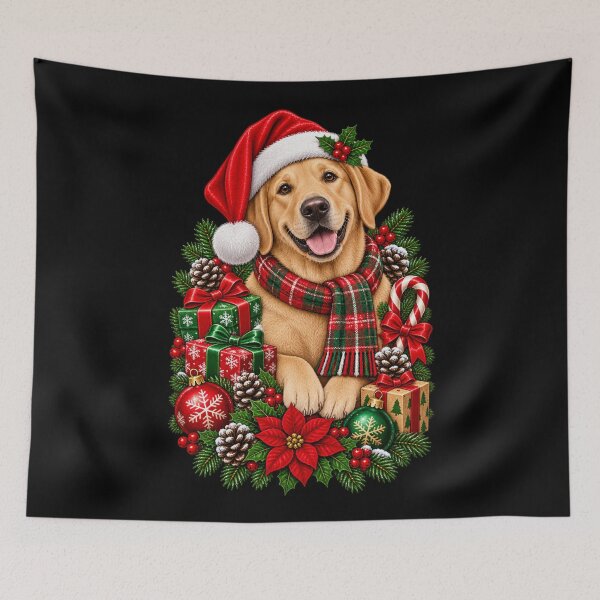 Item preview, Christmas Golden Labrador designed and sold by RockitBaby.