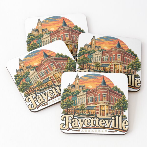 Item preview, Vintage Fayetteville Arkansas Travel Souvenir Landmark Gift designed and sold by MichaeIRellov.