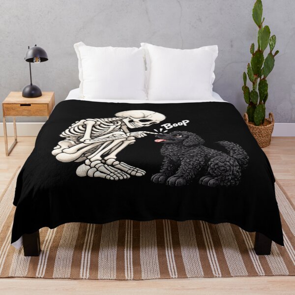 Item preview, Funny Skeleton Curly Coated Retriever Dog Boop Halloween Design Mom Dad designed and sold by rafaeltto.