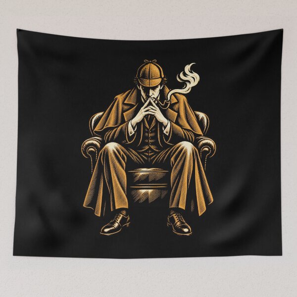 Item preview, Sherlock Holmes: Seated in Deep Thought designed and sold by Fenay Designs.