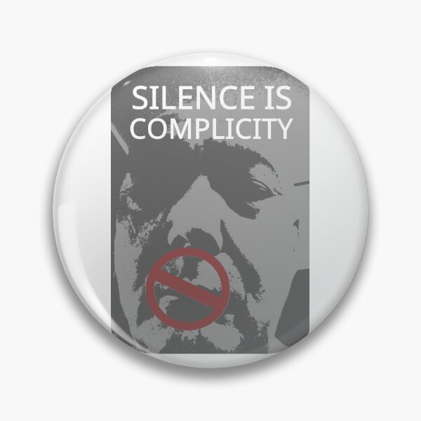 Item preview, SILENCE IS COMPLICITY – Protest Photo Art designed and sold by SamuraiSixCoin.