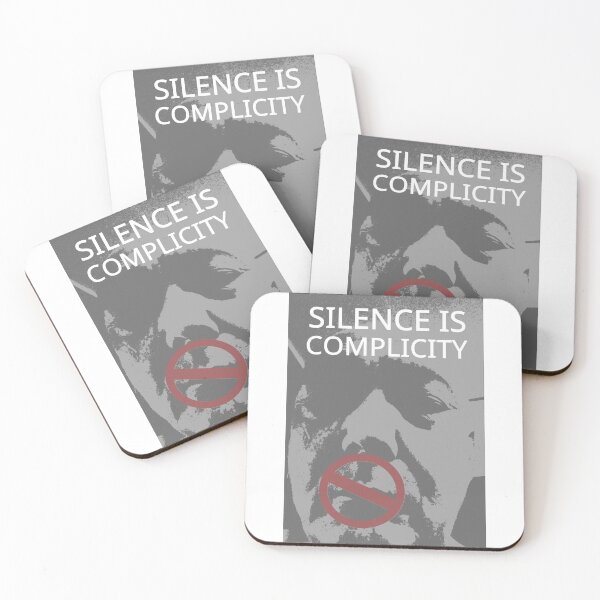 Item preview, SILENCE IS COMPLICITY – Protest Photo Art designed and sold by SamuraiSixCoin.