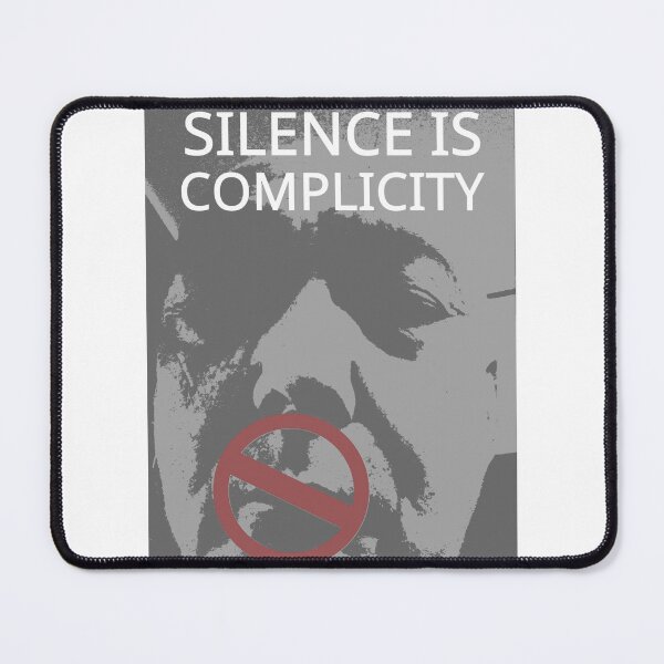 Item preview, SILENCE IS COMPLICITY – Protest Photo Art designed and sold by SamuraiSixCoin.