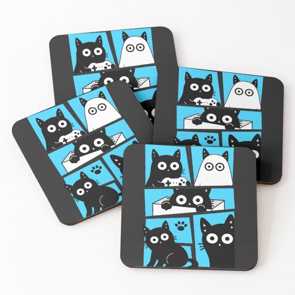 Item preview, The Cozy Black Cat Quilt designed and sold by DibujandoPorfa.