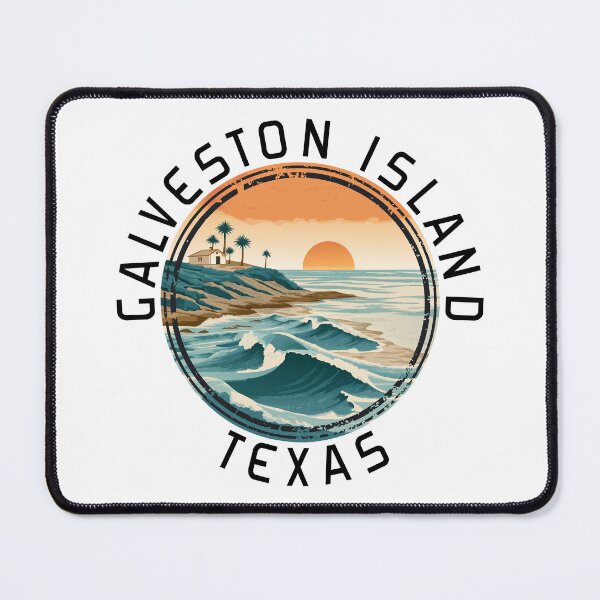 Item preview, Galveston Island - Texas (with Black Lettering) designed and sold by VelvetRoom.