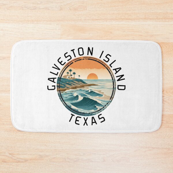 Item preview, Galveston Island - Texas (with Black Lettering) designed and sold by VelvetRoom.