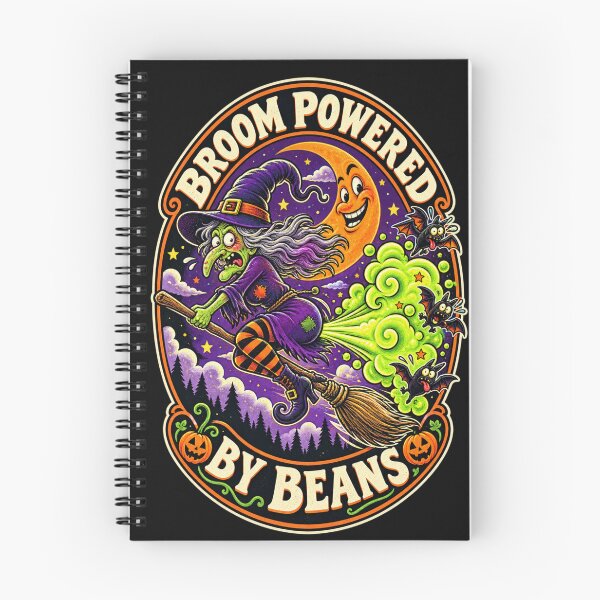 Item preview, Broom Powered by Beans Funny Farting Witch designed and sold by Willyboy16.