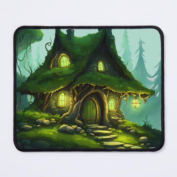 Item preview, Druid Cottage in Creepy Woods designed and sold by Fanta-sticky.
