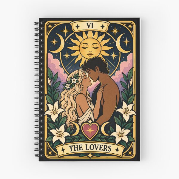 Item preview, The Lovers Tarot Celestial Romance designed and sold by DarkMoonSiren.