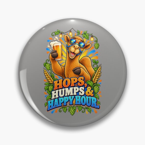 Item preview, Hops, Humps & Happy Hour – Funny Camel T-Shirt Animal Graphic Camel T-Shirt designed and sold by Camel & Quirk.