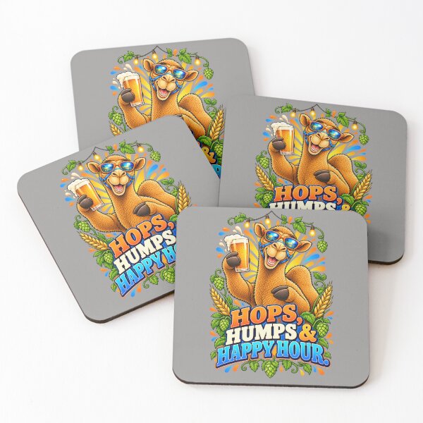 Item preview, Hops, Humps & Happy Hour – Funny Camel T-Shirt Animal Graphic Camel T-Shirt designed and sold by Camel & Quirk.
