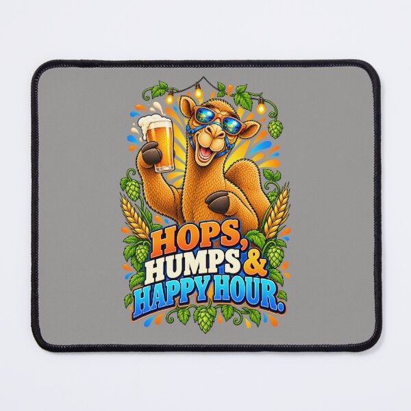 Item preview, Hops, Humps & Happy Hour – Funny Camel T-Shirt Animal Graphic Camel T-Shirt designed and sold by Camel & Quirk.