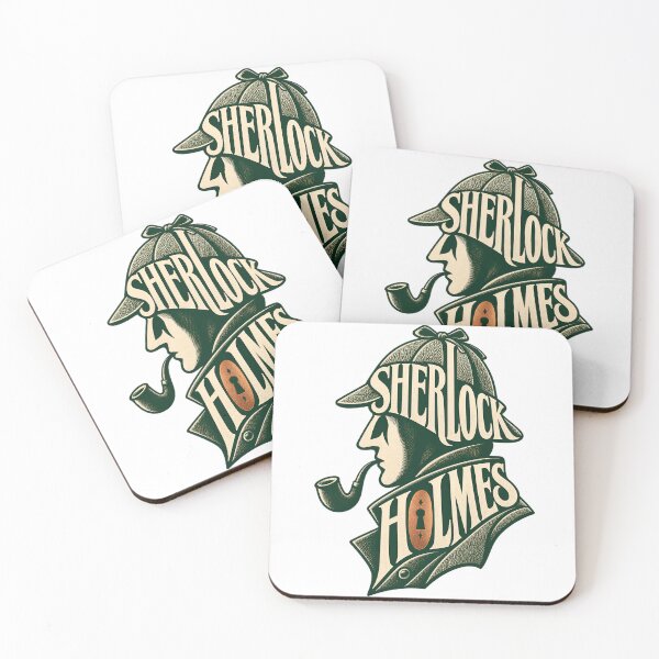 Artikelvorschau, Sherlock Holmes: Schlüssellochprofil in Grün entworfen und verkauft von Fenay Designs.