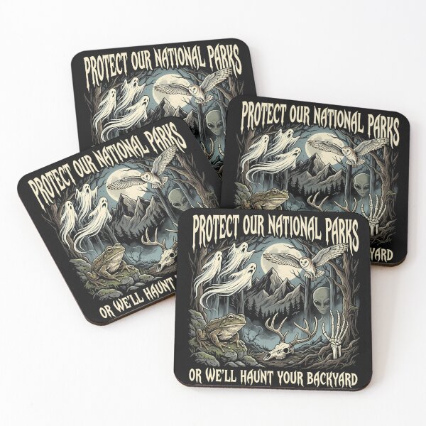 Item preview, Protect Our National Parks Funny Nature Conservation Halloween Wildlife designed and sold by Rtcraftani.