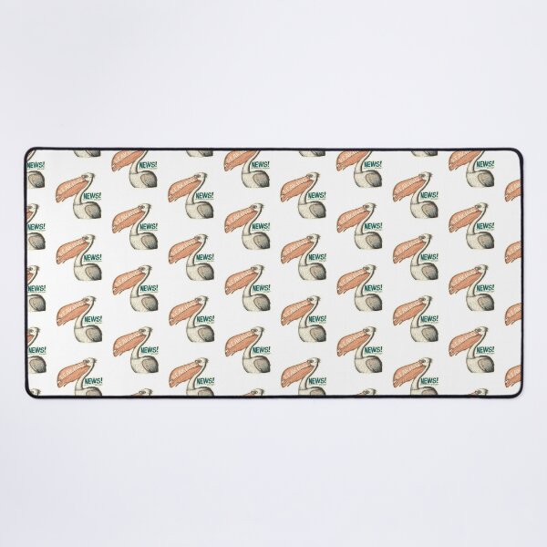 Item preview, Funny Pelican Beaking News Big News Bird Sticker designed and sold by KaBaRen.