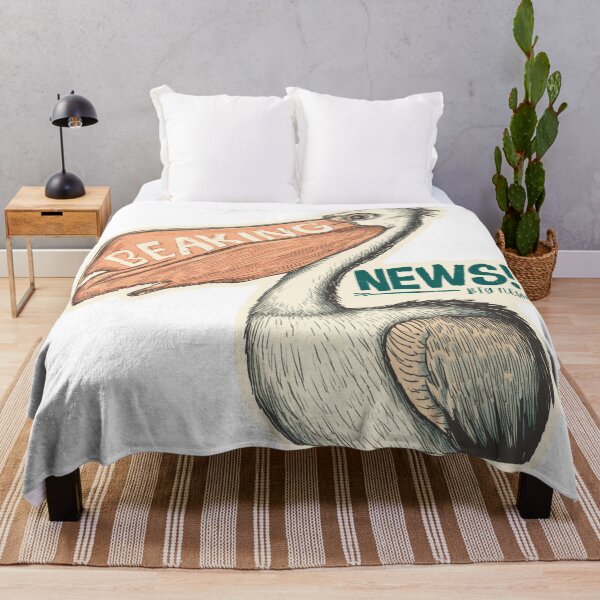 Item preview, Funny Pelican Beaking News Big News Bird Sticker designed and sold by KaBaRen.