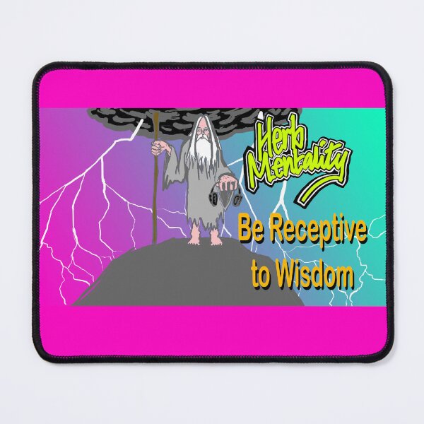 Item preview, Receptive to Wisdom (mauve) designed and sold by Herb-Mentality.