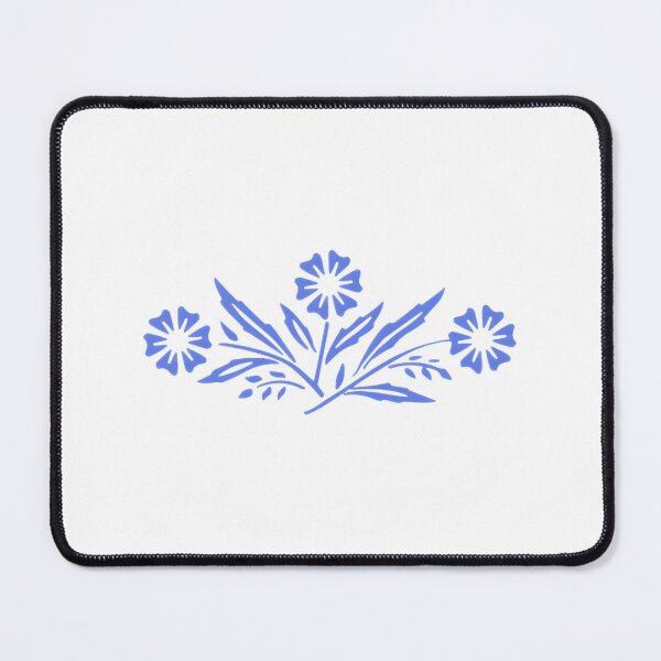 Item preview, Elegant Cornflower Blue Floral Design with Soft Pastel Hues designed and sold by TBMBlueMenace.